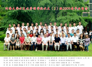 2009届英国365集团公司水文院水文专业本科2班毕业留念